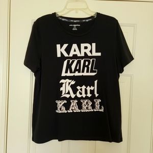 Karl Lagerfeld Paris Graphic T-Shirt